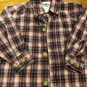 Vintage OshKosh B’Gosh Flannel 18 months